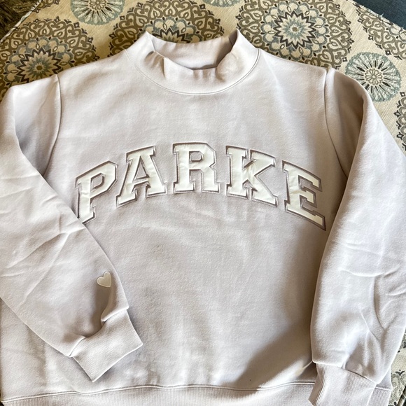Parke Tops - PARKE Lavender Valentine’s Day Mockneck